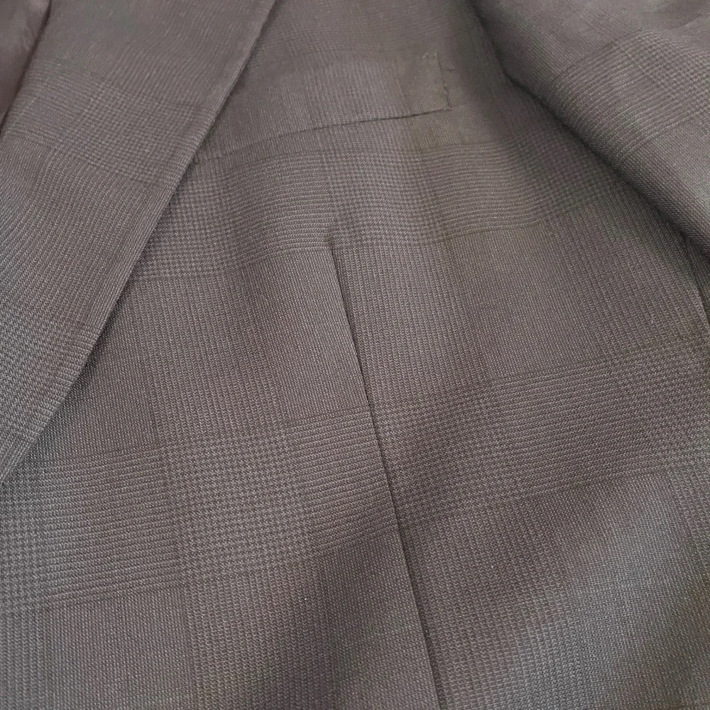 Hertling Blazer Sport Coat Two Button Wool Plaid Career Jacket Size?*check pics*